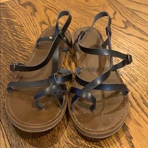 Black universal thread Sandals